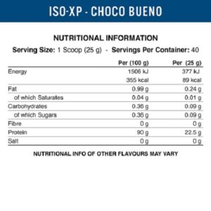 Applied Nutrition Iso-XP 1000g - Choco Coco – Bild 2