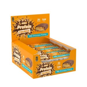 Applied Nutrition Protein Crunch Bar 12 x 62g Milk Chocolate Caramel – Bild 1