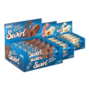 Applied Nutrition SWIRL Bar(12x60g) Gooey Chocolate - VERPACKUNG BESCHÄDIGT – Bild 1