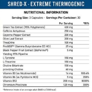 Applied Nutrition Shred-X 90 Kapseln – Bild 2