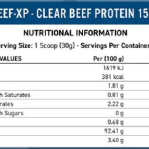 Applied Nutrition CLEAR Beef XP 150g - Tropical Vibes – Bild 2