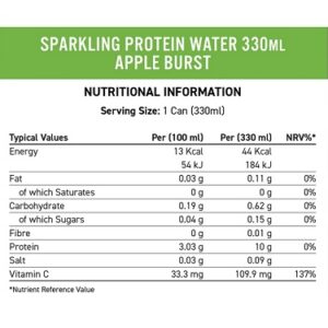 Applied Nutrition Sparkling Protein Water 12x330ml - Orange Burst – Bild 2
