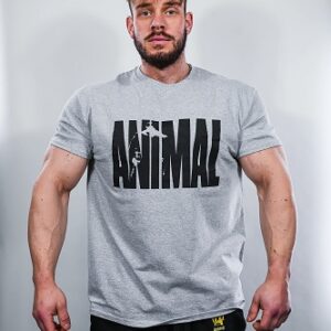 Universal Animal Basic T-Shirt Grey – Bild 1
