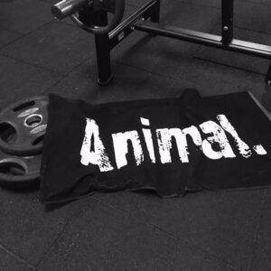 Universal Animal Gym Towel Schwarz 50 x 100 cm – Bild 2