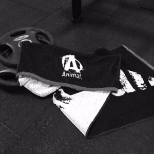 Universal Animal Gym Towel Schwarz 50 x 100 cm – Bild 3