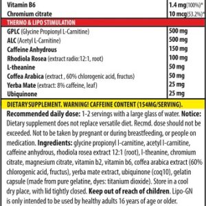 Genius Nutrition LIPO-GN 90 Kapseln – Bild 2