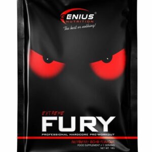 Genius Nutrition Fury Extreme 10x18g Probe - Raspberry Bomb – Bild 1
