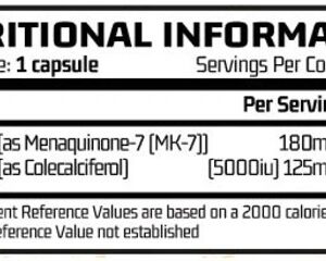 Chemical Warfare D3 + K2 - 60 Kapseln – Bild 2
