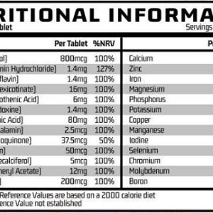 Chemical Warfare Multivitamins 30 Tabletten – Bild 2