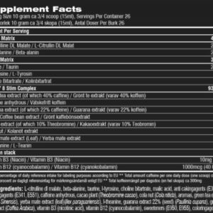 Swedish Supplements Crazy 8 260g – Bild 2