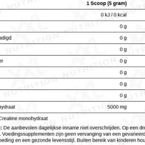 XXL Nutrition Kreatin Monohydrat 250g – Bild 2
