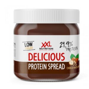 XXL Nutrition Delicious Protein Spread Schokolade Haselnuss 350g – Bild 1