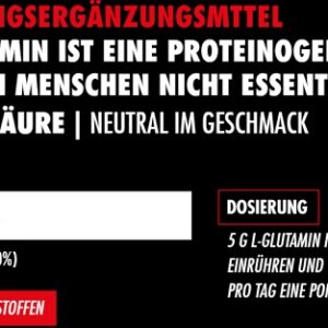 Big Zone Glutamin 500g – Bild 3