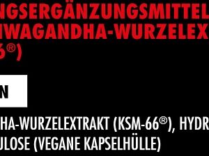 Big Zone Ashwagandha KSM-66 120 Kapseln – Bild 3