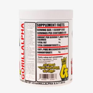 Gorillalpha Creatine 400g – Bild 2