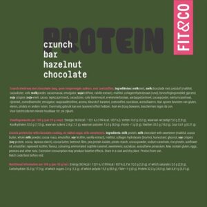 Fit & Co Crunch Bar 10x55g - Creamy Caramel – Bild 2