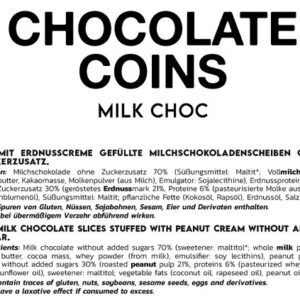 INLEAD Chocolate Coins 150 g – Protein-Schokoladentaler - Milk Choc – Bild 3