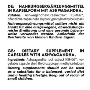 INLEAD Ashwagandha KSM-66 120 Kapseln – Bild 3