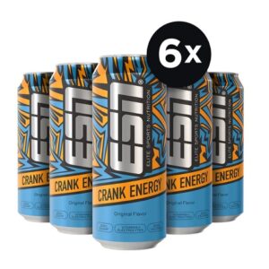 ESN Crank Energy 5x500ml BEULEN + OHNE ORIG. UMVERP. Peach Ice Tea Beschädigt/ Beulen – Bild 1