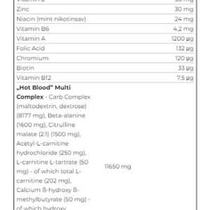 Scitec Hot Blood NO-STIM 375g – Bild 3
