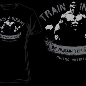 Scitec T-Shirt Train insane – Bild 1