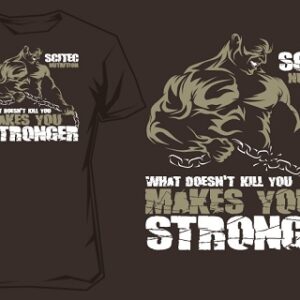 Scitec T-Shirt Strong Men – Bild 1