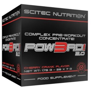Scitec Pow3rd! BOX 25 Sachet Cherry crank – Bild 1