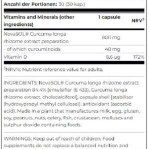 Scitec Liquid Curcuma 30 Kapseln – Bild 2