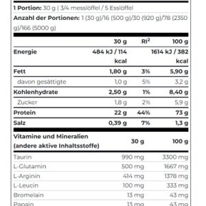 Scitec 100% Whey Protein Professional 500g LACTOSEFREE – Bild 5