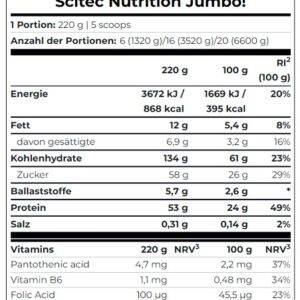 Scitec Jumbo 6600g – Bild 6
