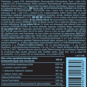 BioTech BCAA Zero Energy 24x330ml – Bild 3