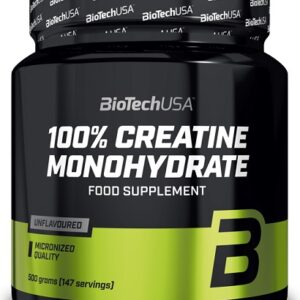 BioTech Creatine Monohydrate 500g Dose – Bild 1