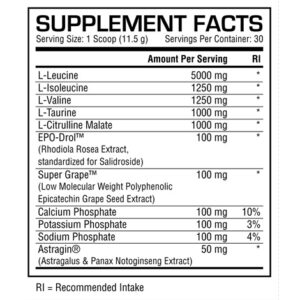 Dedicated BCAA Sensation V.2 30 Serv. – Bild 2