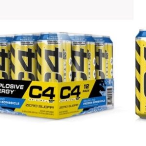 Cellucor C4 Carbonated 500ml EINZELNE DOSE - Frozen Bombsicle – Bild 1