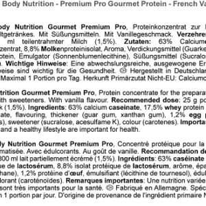 Best Body Gourmet Premium Pro Protein 500g – Bild 3
