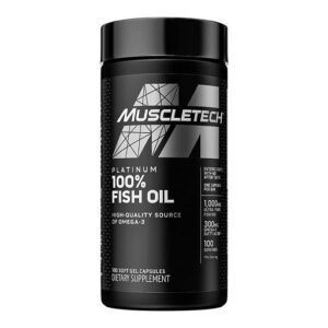 Muscletech PLATINUM Omega Fish Oil - 100 Kapsel – Bild 1