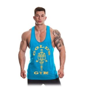 Golds Gym GGVST003 Stringer Joe Premium - turquoise/yellow – Bild 1