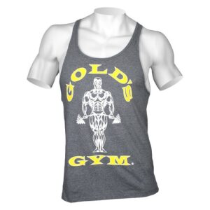Gold´s Gym Classic Stringer Tank Top - Hellgrau M – Bild 1
