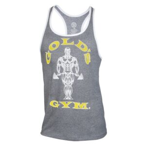 Gold´s Gym Muscle Joe Contrast Stringer Tank - Hellgrau – Bild 1