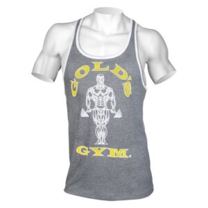 Gold´s Gym Muscle Joe Contrast Stringer Tank - Hellgrau – Bild 2