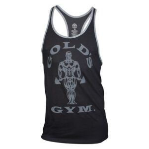 Gold´s Gym GGVST004 Contrast Stringer schwarz/grey - L – Bild 1