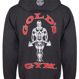 Gold´s Gym GGSWT007 - Charcoal Zip Hoodie – Bild 2