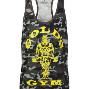 Gold´s Gym GGVST051 Muscle Joe Premium Tank Camo - black – Bild 1