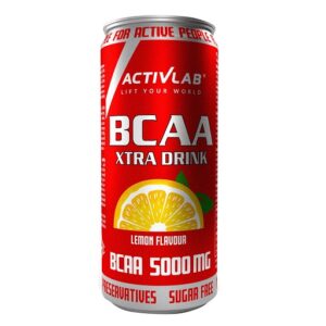 Activlab BCAA Xtra Drink 5000mg 330ml EINZELNE DOSE - Lemon – Bild 1