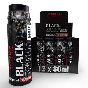 Activlab Black Wolf Shot Preworkout 12 x 80ml – Bild 1