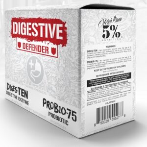 Rich Piana 5% Nutrition DIGESTIVE DEFENDER - 1x Diges-Ten 60 Kapseln & 1x Probio-75 60 Kapseln – Bild 2