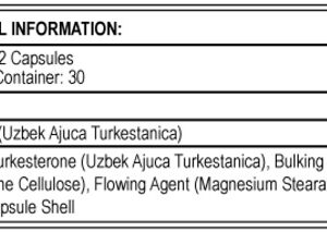 Extreme Labs Turkesterone 60 Kapseln – Bild 2