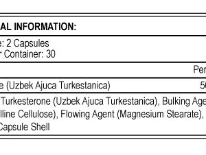 Extreme Labs - Turkesterone TRK - 60 caps – Bild 2