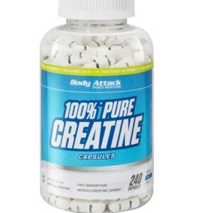 Body Attack Pure Creatine 240 Kaps – Bild 1