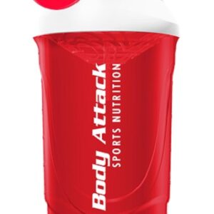 Body Attack Shaker 600ml - Schwarz – Bild 3